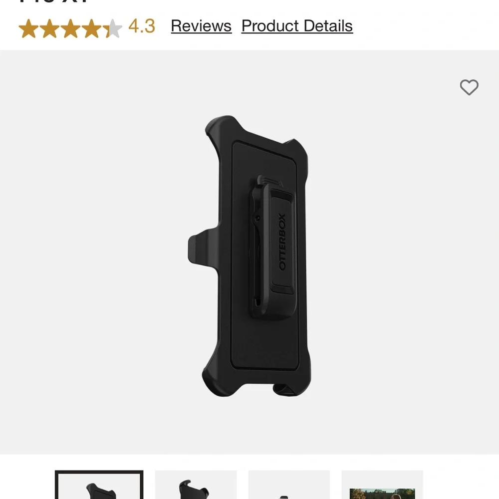 OtterBox Black Commuter Defender Series Case for iPhone 11 + Holster Pixel 4